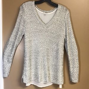 ☘️ BOGO - Sparkly Sweater with lining - M/L